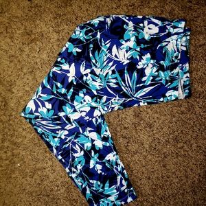 Roaman's 3X blue Leggings